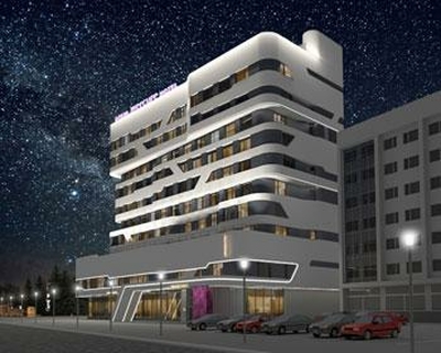 Светильники TM IMLIGHT: архитектурное освещение отеля Mercure в Саранске